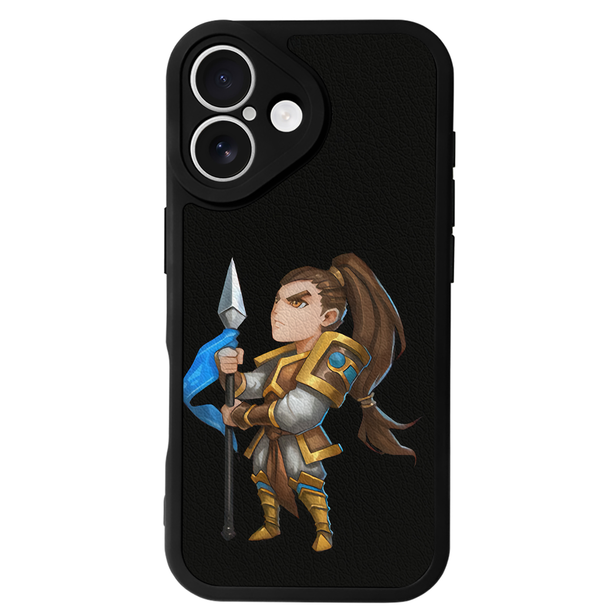 リーグ・オブ・レジェンド League of Legends LOL 【iPhone 16シリーズ対応】シリコンスマホケース（レザー調） 材質：シリコン